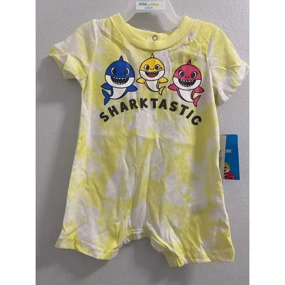 BABY SHARK 2 PIECE 6/9 MONTHS NEW